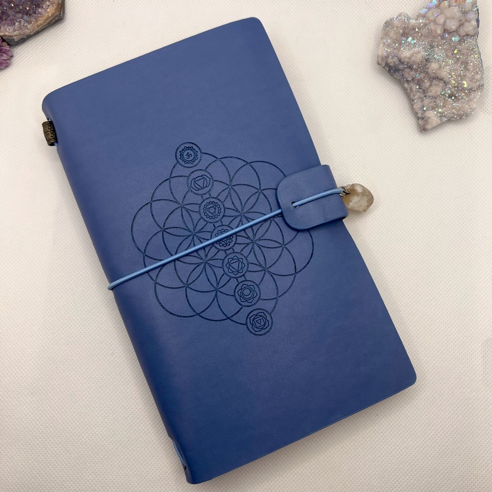 Blue Chakra Mandala Magic Journal / Notebook